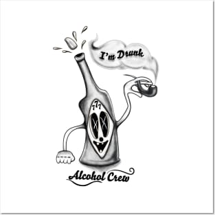 Alcohol crew Posters and Art